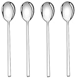 AOOSY 4 Stück Suppenlöffel Edelstahl Runde Esslöffel, 8,5 Zoll langen...