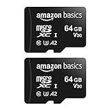 Amazon Basics MicroSDXC, mit SD Adapter, A2, U3, Lesegeschwindigkeit bis zu...