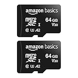 Amazon Basics MicroSDXC, mit SD Adapter, A2, U3, Lesegeschwindigkeit bis zu...