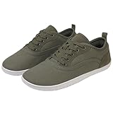 BarfußSchuhe Herren LäSsige - Walkingschuhe Damen Sneaker Flache Barfuss...