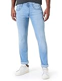 Replay Herren Jeans Anbass Slim-Fit mit Power Stretch, Blau (Light Blue...