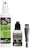 BIOLAB Scherkopf Reinigung & Pflege Set - Scherkopfreiniger Spray (100ml),...