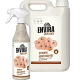Envira Spinnen Abwehrspray 500 ml + 2 Liter - Spray mit Langzeitwirkung...