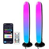 Smart LED Light bar mit Fernbedienung, Bonnov WiFi RGBIC Ambient Lampe mit...
