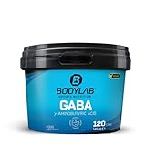 Bodylab24 GABA 120 Kapseln, mit 1000mg Gamma-Aminobuttersäure je Kapsel,...