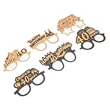 VICASKY 6 Paare Teiliges Papier-brillen für Geburtstagsparty Erwachsene...