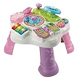 VTech Baby Abenteuer Spieltisch pink – Bunter Babyspieltisch mit 6...