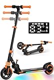 E Scooter Kinder, Elektroroller Kinder von 6-10-14 mit 5AH Akku 6,5 Zoll...