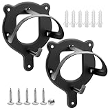 WYYFXY® 2 Stück Trensenhalter Pferd Schwarz Pferdezaumhaken Metall...