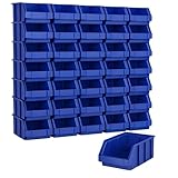 RODOPI 36er Set Stapelboxen, Größe S | Sichtlagerkästen 161x105x75mm |...