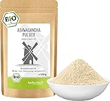 Ashwagandha Pulver Bio 500g | 100% echte Ashwagandha Wurzel aus Indien |...