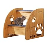 Hundetreppe Bett – Katzentreppe, Indoor-Hunderampe | Bequeme Hundehütte...