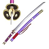 HJHUUA 103 cm langes Anime-Katana,Samurai-Schwert aus Hartstahl mit...