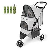 Wedyvko Hundebuggy 15 Kg für Kleine Hunde, Ultra Leicht - nur 5,4 kg,...