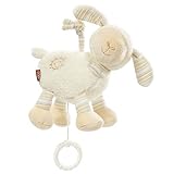 Fehn Spieluhr Baby Einschlafhilfe Schaf - Kuscheltier mit sanfter...