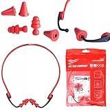 Milwaukee Unisex Comfort Ear Plugs, Red, Standard