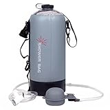 Opilroyn Camping-Duschtasche, einfaches Nachfüllen, tragbare Campingdusche...