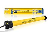 Schellenberg 20741 Rohrmotor Plus Maxi 40 Nm, Orange, SW 60 / Massimo 15...