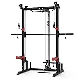 Half Cage Kniebeugeständer Squat Rack Power Rack Smith Machine Multipresse...
