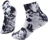 VazziC 1/4/5/6 Paar Frauen Tie Dye Sport Socken Pilates Yoga Socken...