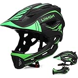 Lixada Fahrradhelm Kinder Helm Fullface Abnehmbar Unisex 52-58cm Children's...