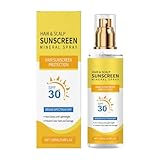 Kopfhaut- Und Haar-Sonnenschutz Spray，100 Ml UV-Schutz SPF 30...