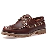 SL-Saint 1 Handgefertigte Herren Classic Boat&Deck Schuhe Moc Toe Lace Up...