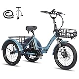 Fafrees Dreirad e Bike F20 Mate, Upgrade 2025 E-Bike 3 Rad 48V 18.2Ah Akku,...