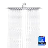 Ibergrif M20292 Regendusche Duschkopf 8 Zoll, Quadrat Regenduschkopf...