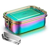 G.a HOMEFAVOR Edelstahl Brotdose Bento Box Auslaufsicher Metall Lunchbox...