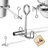 KADAX Silikonschlauch für Dampfentsafter, 4 Stück, transparenter...