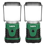 Lepro LED Campinglampe, Mini Camping Laterne, 350LM, 4 Lichtmodi, 3 AA...