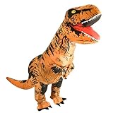 HYLQUP Dino kostüm Aufblasbar Tyrannosaurus-Kostüm Halloween Kostüm Mann...