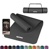 ALPIDEX Yogamatte 183 x 60 x 0.8 cm Phthalatfreie Fitness Matte E-Book...