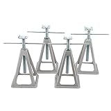 Lfhelper 4er Set Caravan Stützbock, Wohnwagenstütze Unterstellbock...