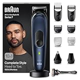 Braun All-In-One Bartpflege Bodygroomer Set, 10-in-1...