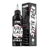STIGMA 4oz/120ml Rein Schwarz Pure Black Tattoo Tinte Tätowierfarbe...