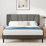 Zinus Maya Bett 140x200 cm - Höhe 30cm - Gepolstertes Bettgestell mit...