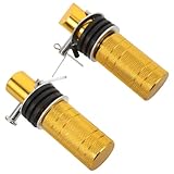 Abaodam Robuste Motorrad Fußrasten aus Aluminiumlegierung Rutschfestes...