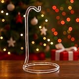 Weysat 5 Stück transparente Acryl-Stange, Ornament-Ständer, 16,8 cm,...