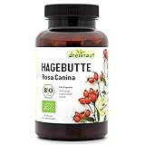 dreikraut Bio-Hagebutten-Kapseln | 160 Stück | ohne Zusätze | 500mg |...