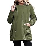 Maacie Winter Umstandsmantel aus Baumwolle warme...