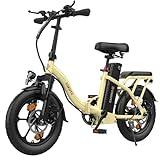ESKUTE D100 E-Bike Klapprad 16 x 2,5 Zoll, Elektrofahrrad für Herren...