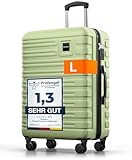 Travely Polycarbonat Koffer Groß 67cm L - 60L Innenvolumen - sehr robuster...