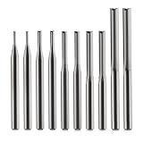 HOZLY 1/8 Zoll gerades Oberfräsen-Set (CED 1,0 mm, 1,5 mm, 2,0 mm, 2,5 mm,...