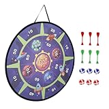 Toyvian Wurfspiel Space Motiv Interaktives Dartboard mit Haftenden Bällen...