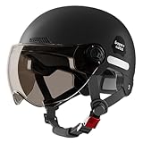 Eoixuqba Motorradhelm Für Herren Und Damen, Helm Motorrad Mit Visier,...