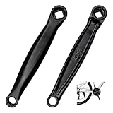 Fahibin 2 Stück Fahrrad Kurbel Kurbelarm,Fahrrad vollmassive Kurbeln,für...