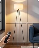 EDISHINE Stehlampe Wohnzimmer, Dreibeinstativ aus Metall, LED Dimmbar per...
