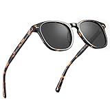 CARFIA Vintage Polarisierte Sonnenbrille für Herren UV-Schutz...